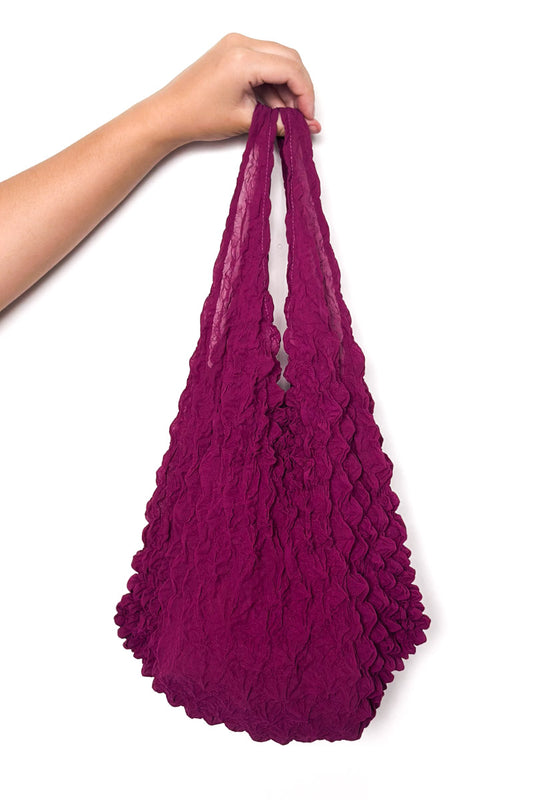 Miura Shibori Bag Berry
