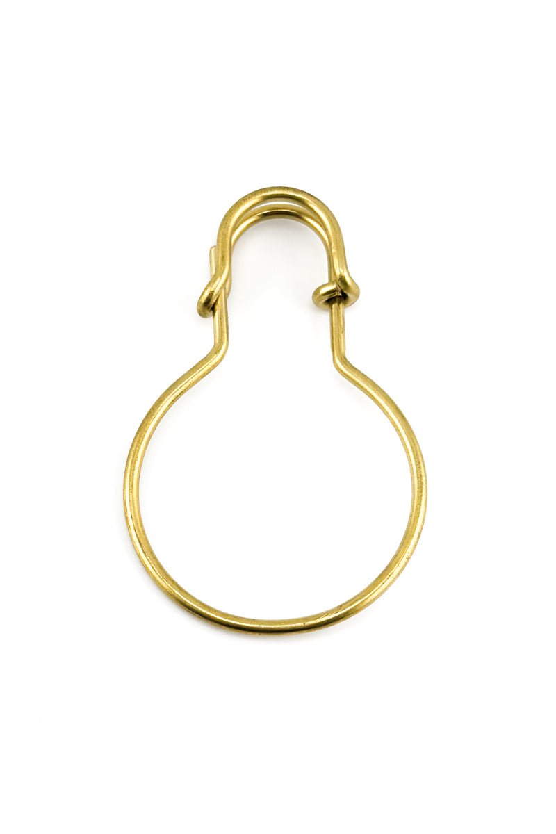 Vessel Keyring Brass