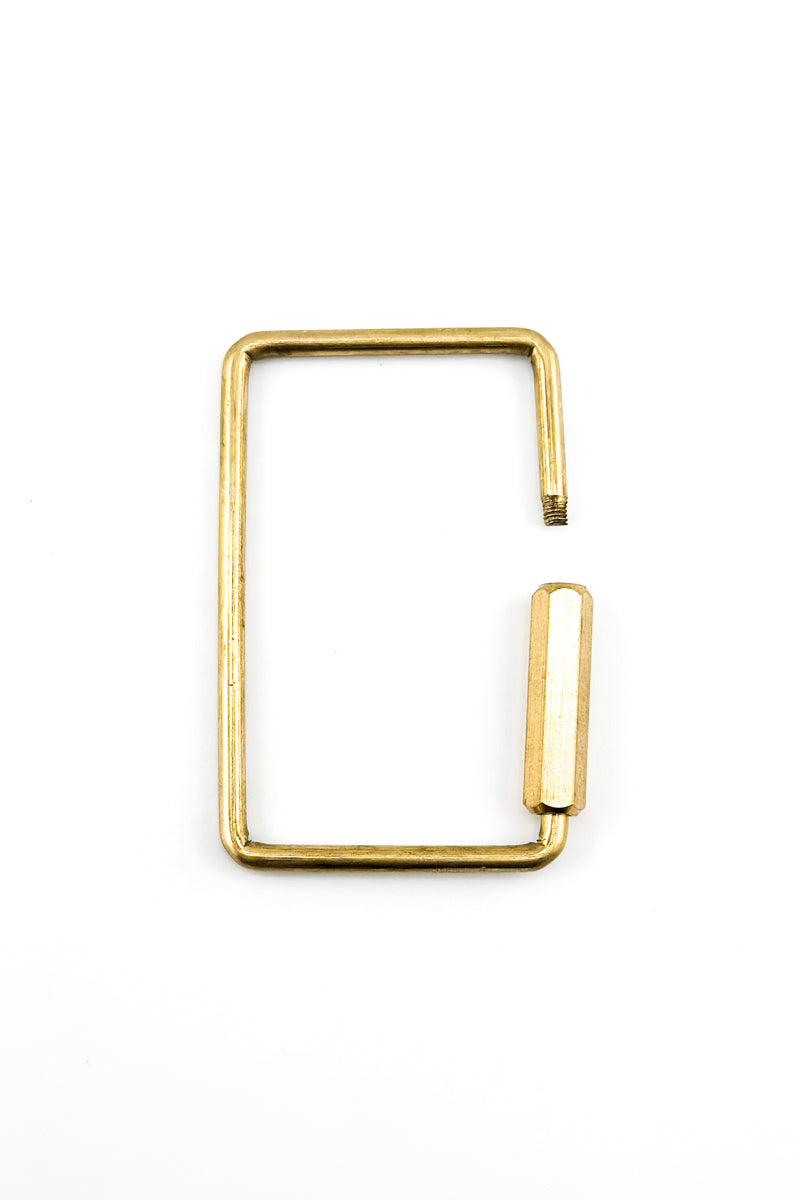 Frame Keyring Brass