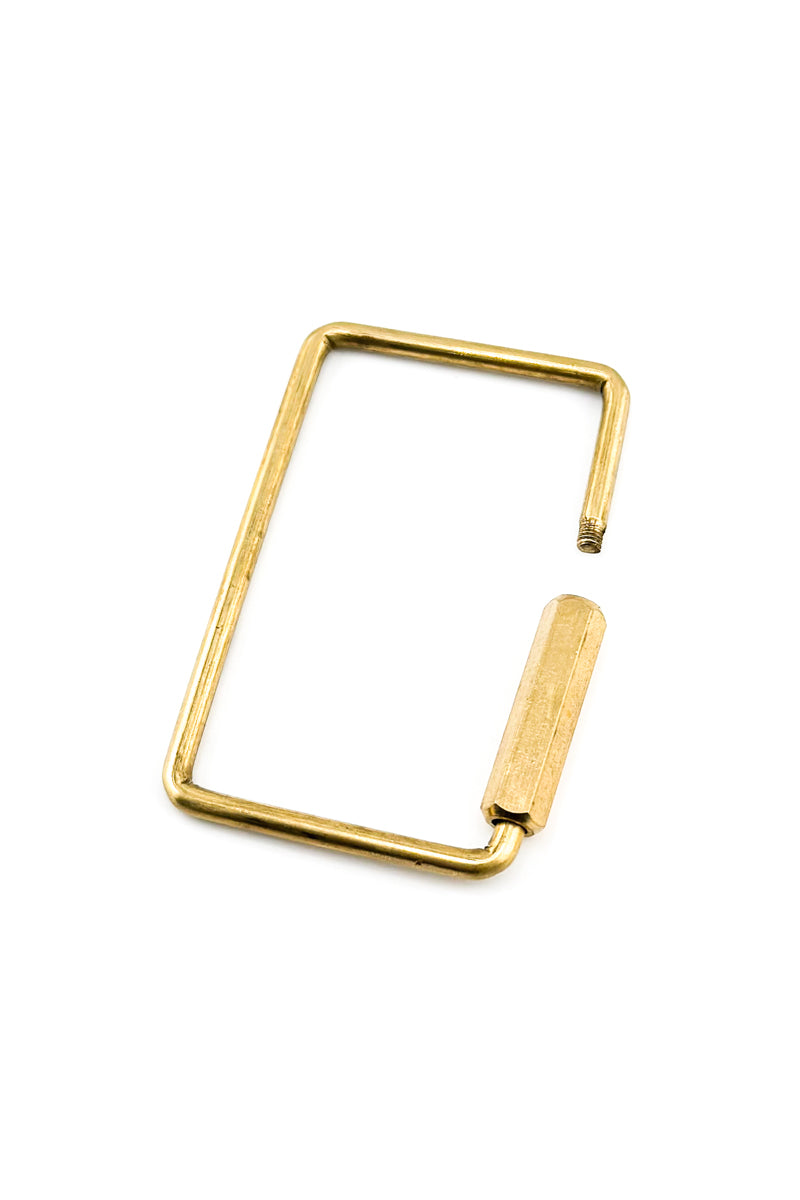Frame Keyring Brass