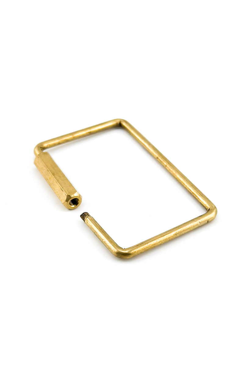 Frame Keyring Brass