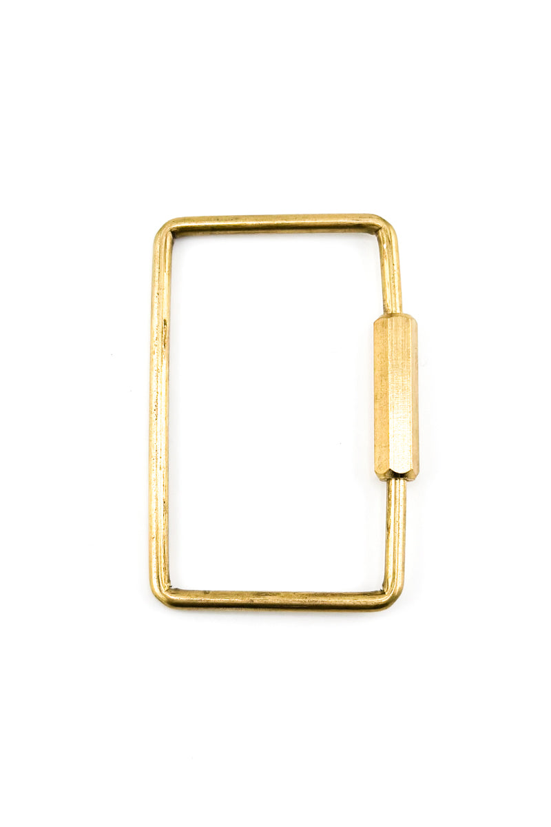 Frame Keyring Brass