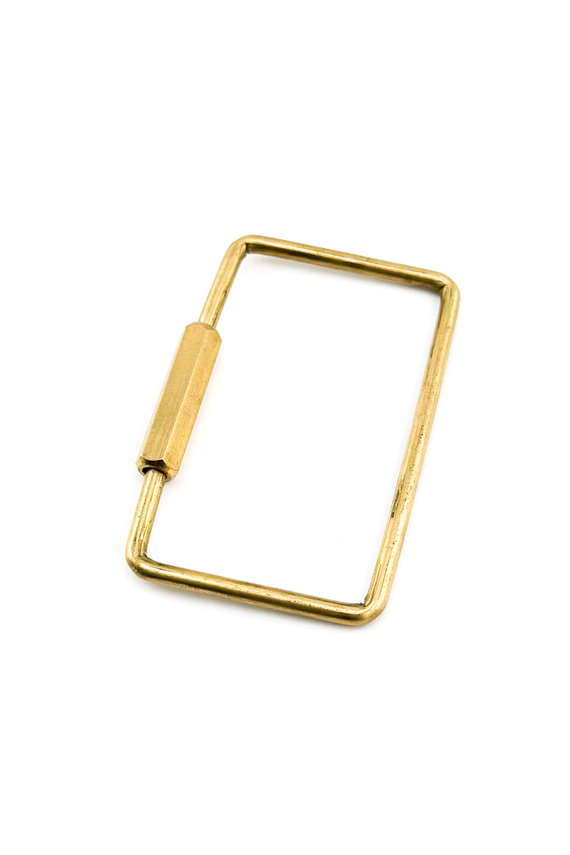 Frame Keyring Brass