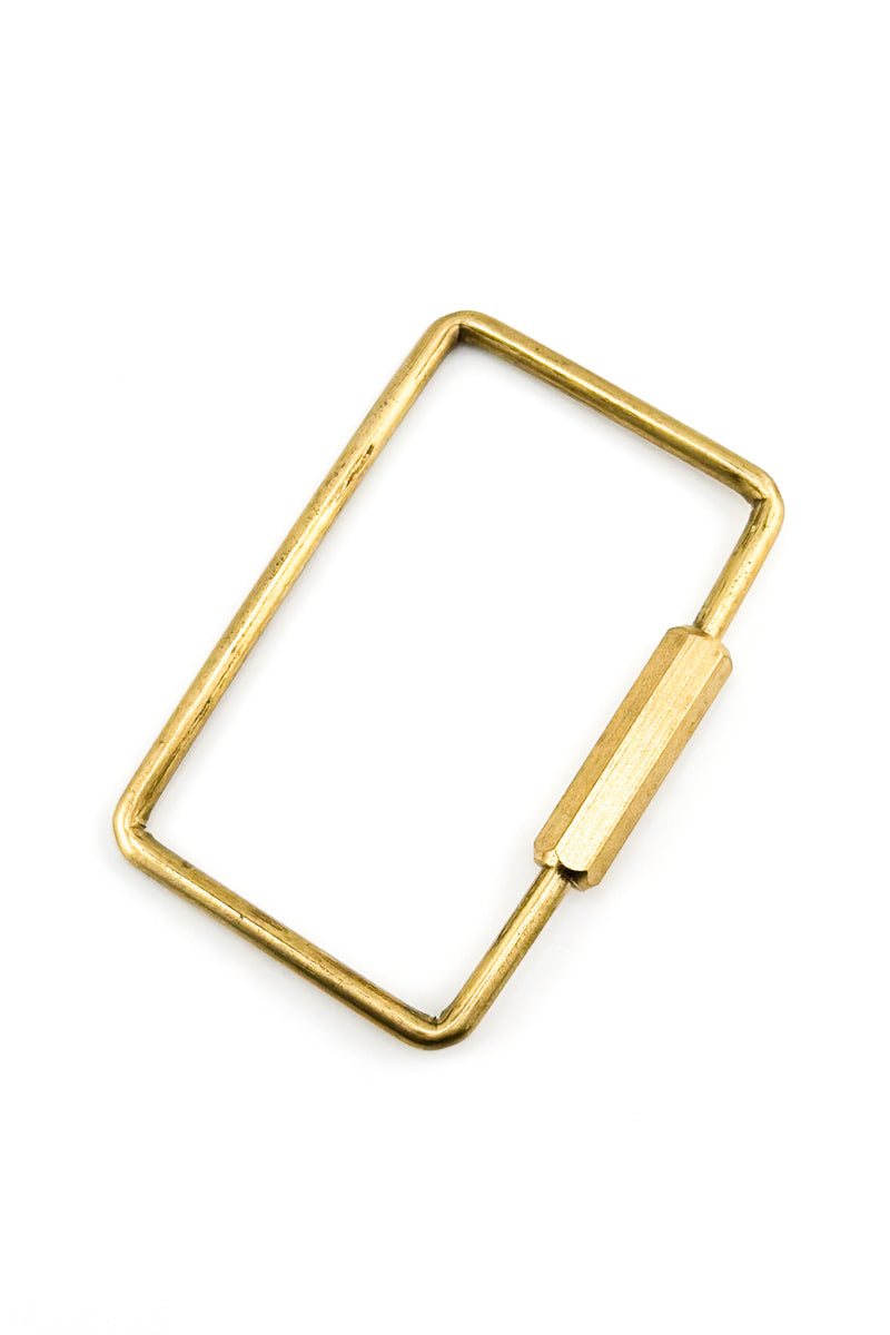 Frame Keyring Brass