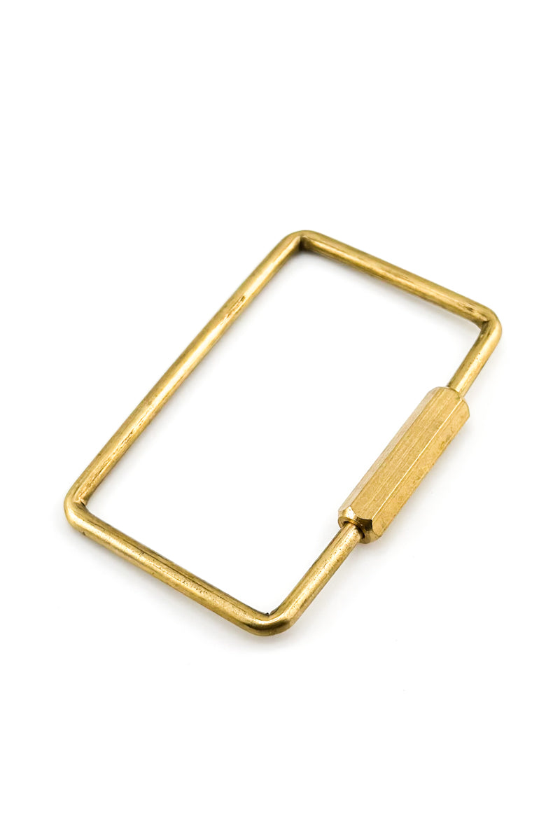 Frame Keyring Brass