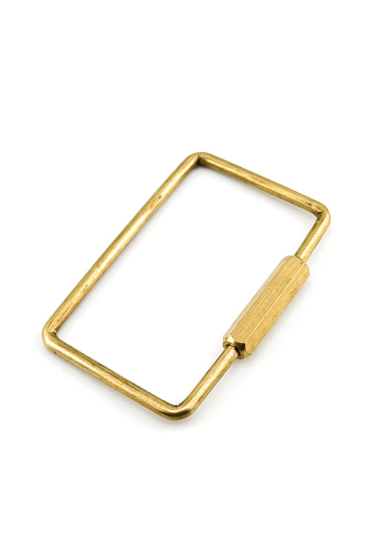 Frame Keyring Brass