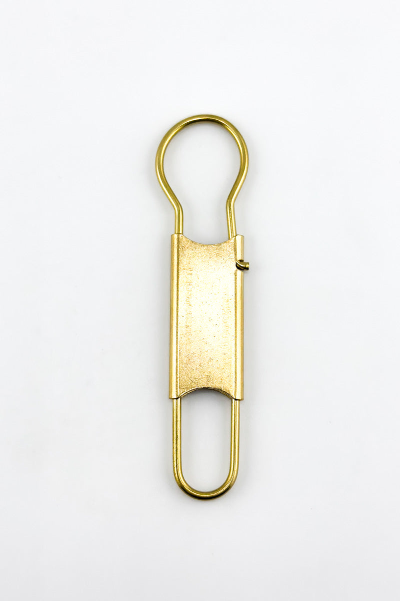 Toggle Keyring Brass