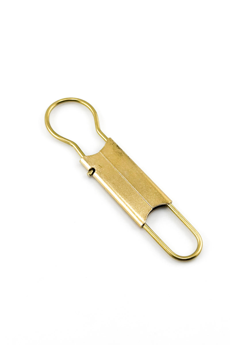 Toggle Keyring Brass