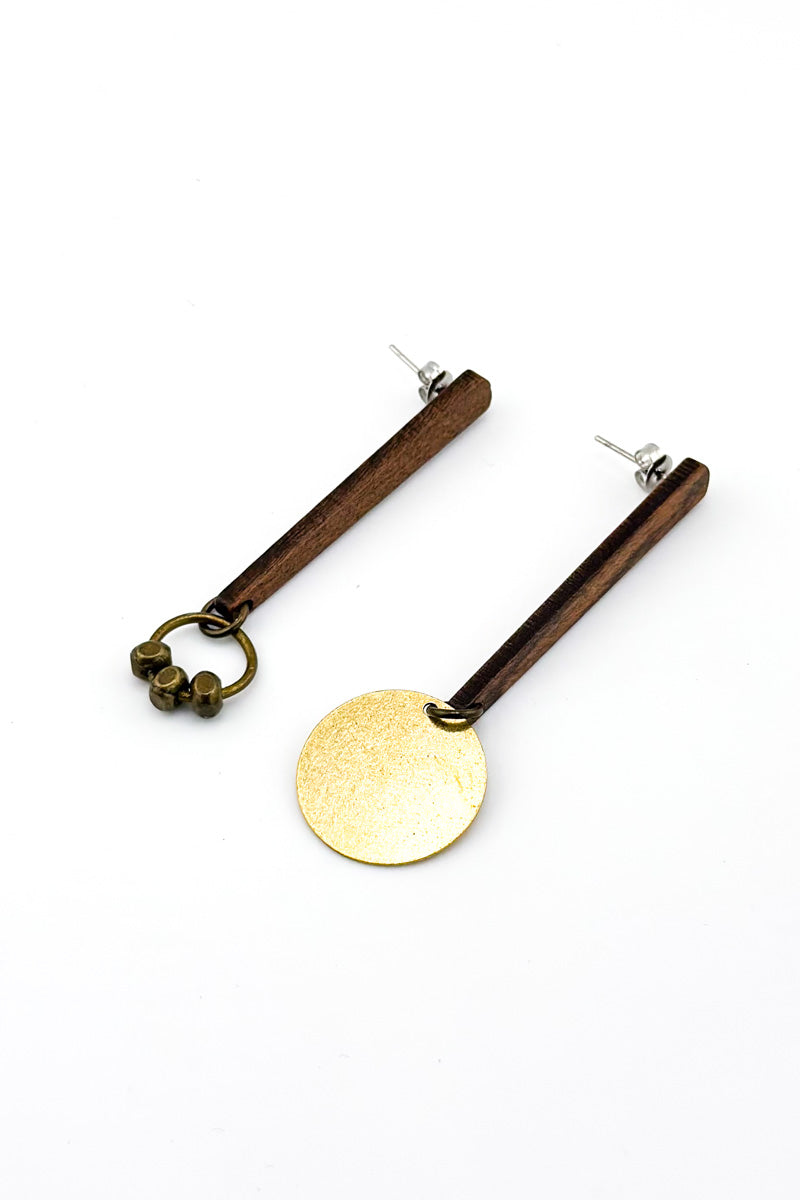 Shinrin Earring Brass