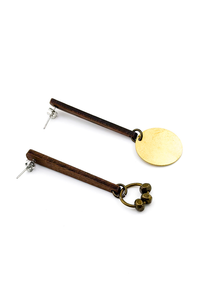 Shinrin Earring Brass