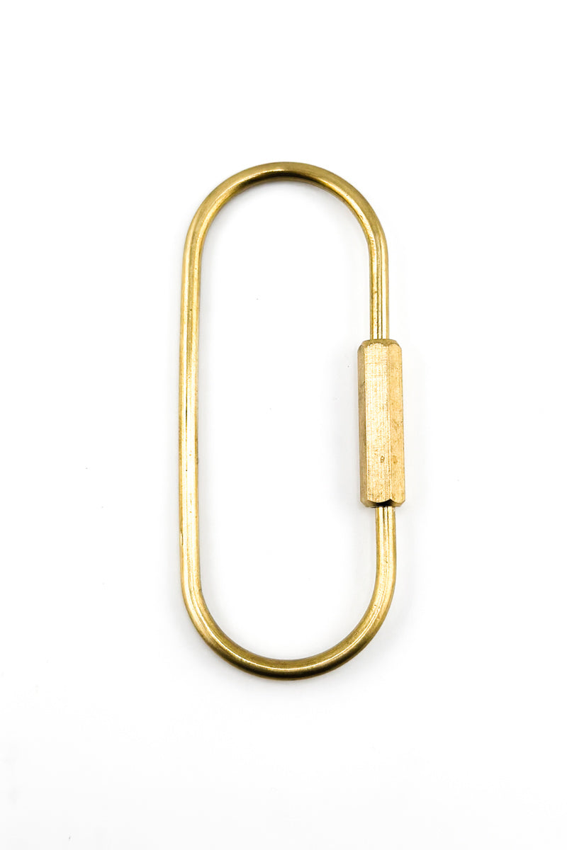 Capsule Keyring Brass