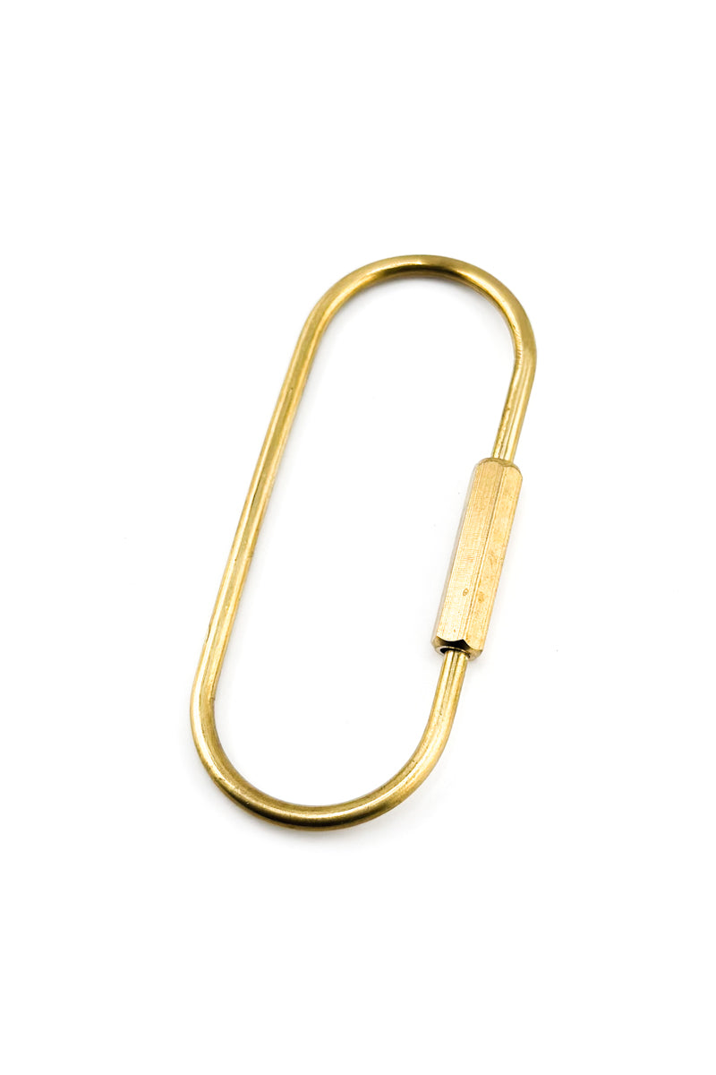 Capsule Keyring Brass