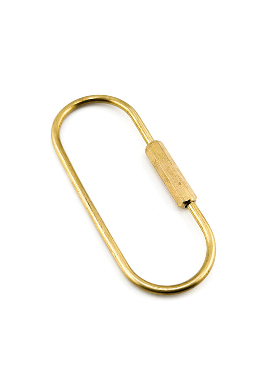 Capsule Keyring Brass
