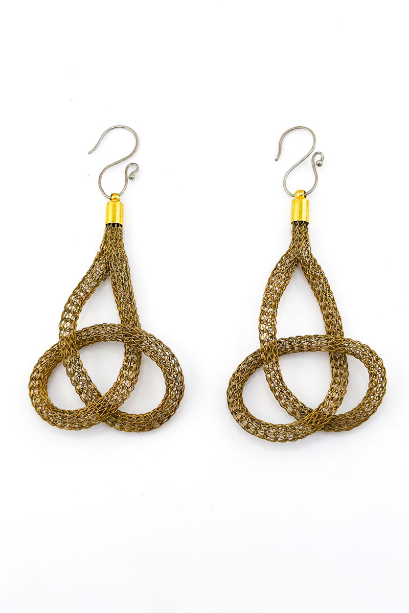 Rupu Earrings Brass