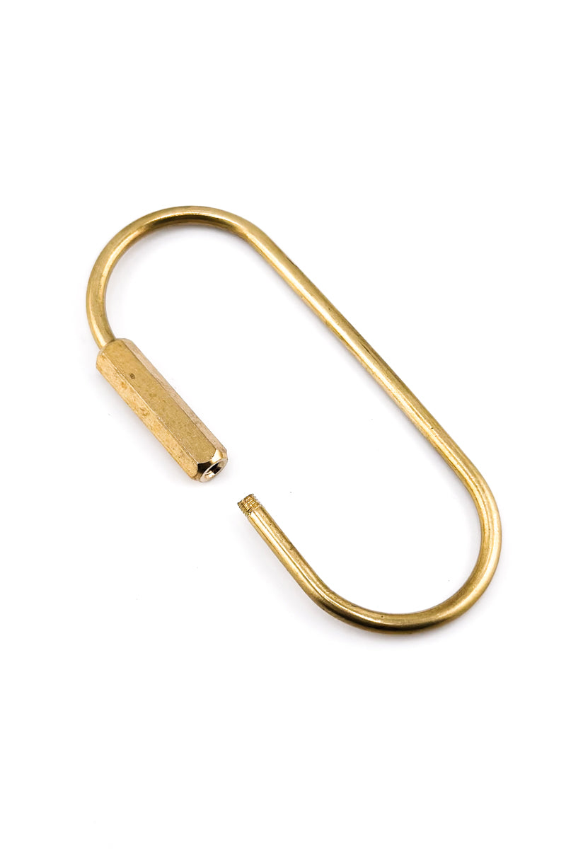 Capsule Keyring Brass