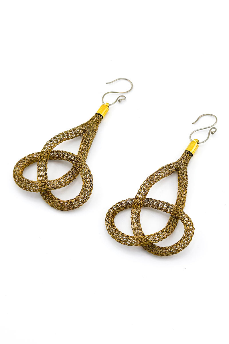 Rupu Earrings Brass