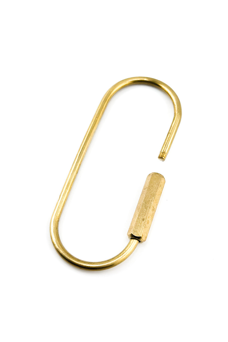 Capsule Keyring Brass