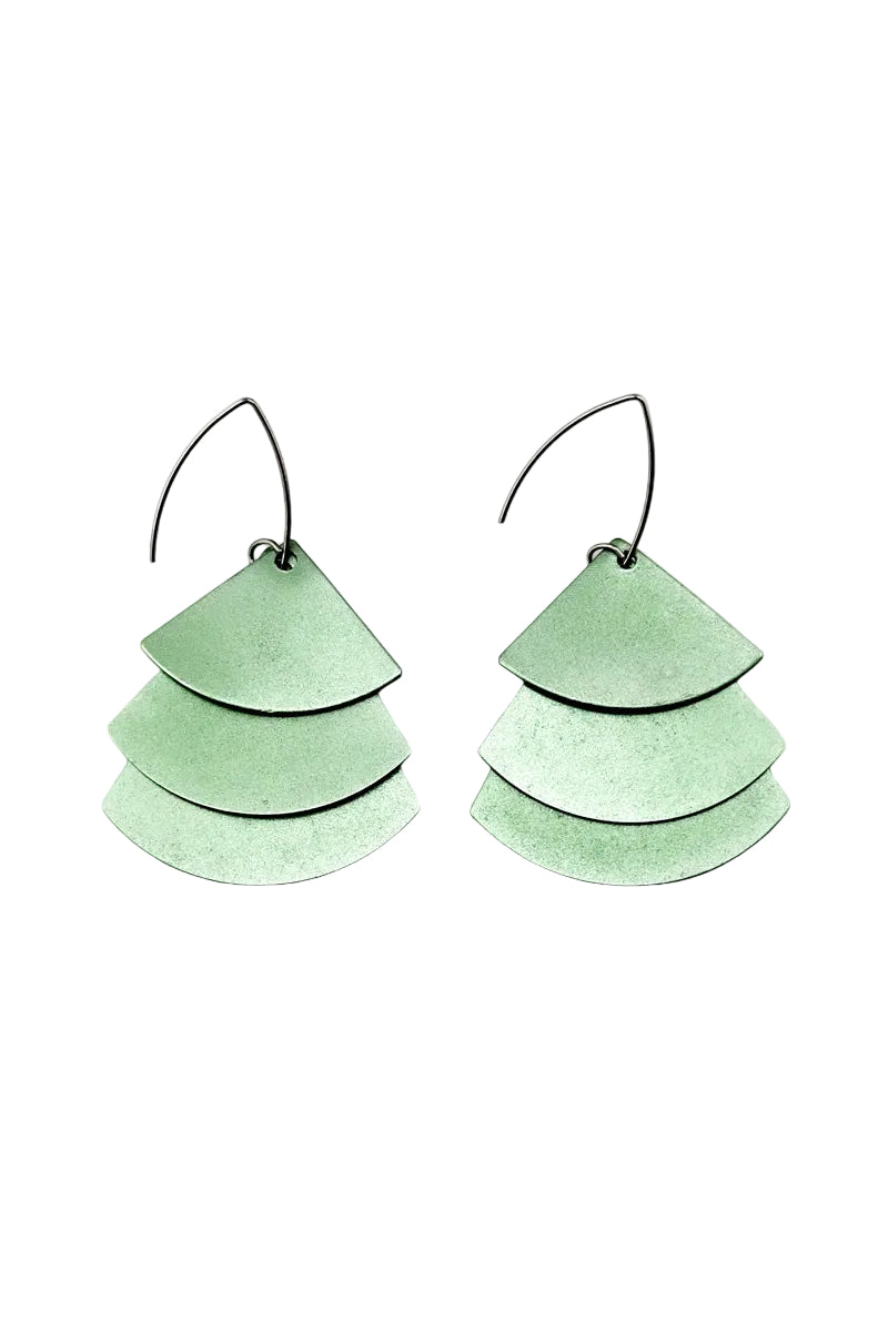 Trifan Earrings Mint