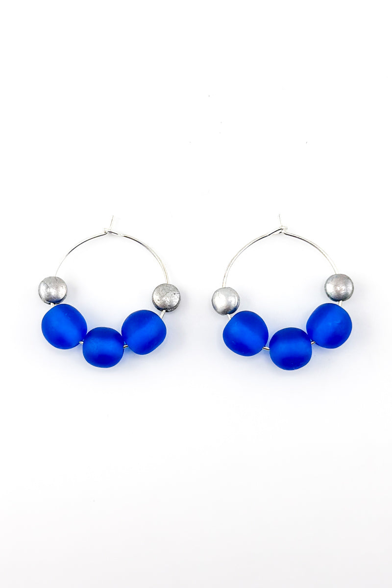 Rini Earrings Cobalt
