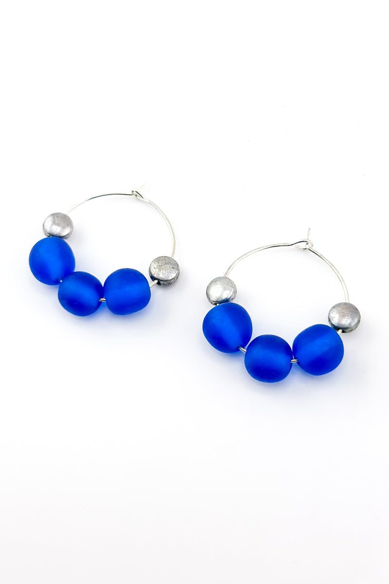 Rini Earrings Cobalt