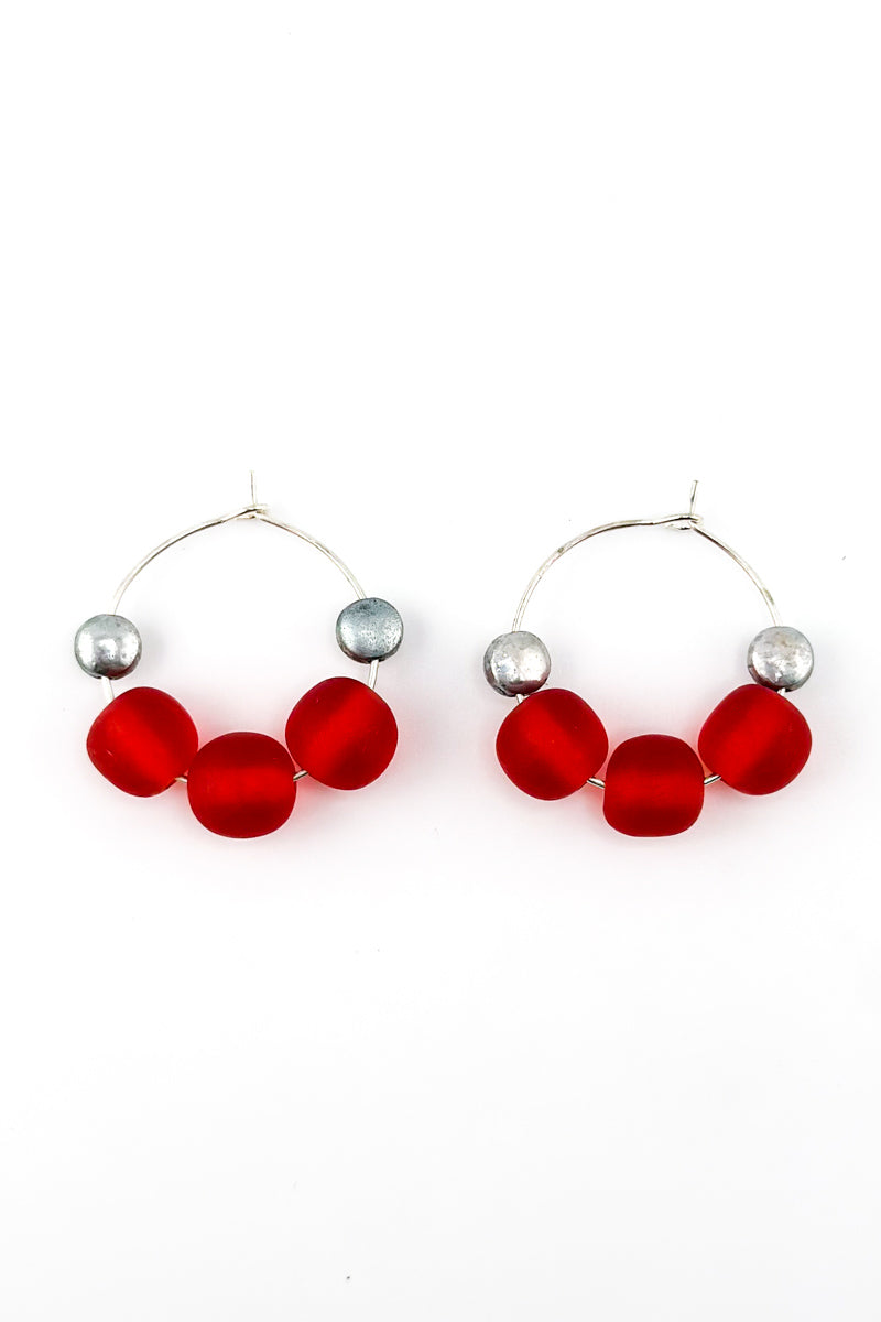 Rini Earrings Red