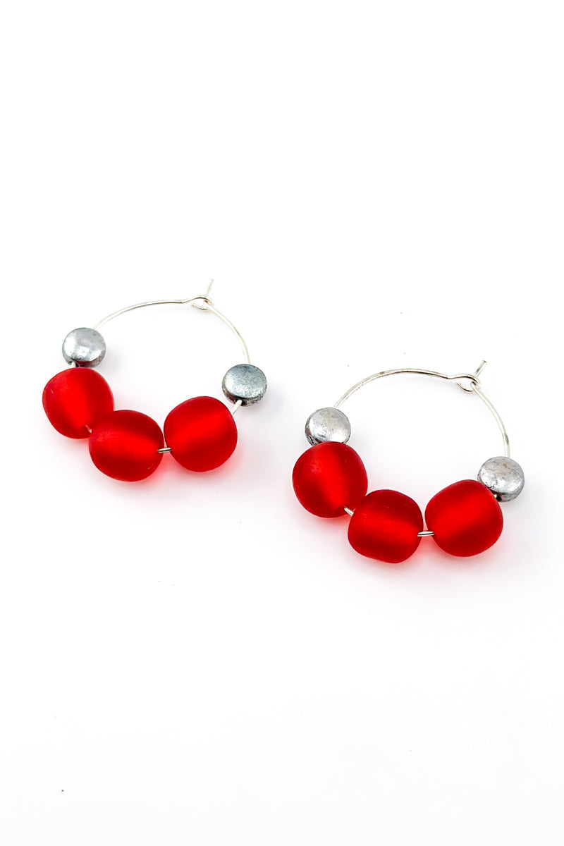 Rini Earrings Red