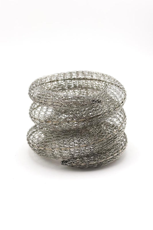 Horn Wrap Cuff Stainless