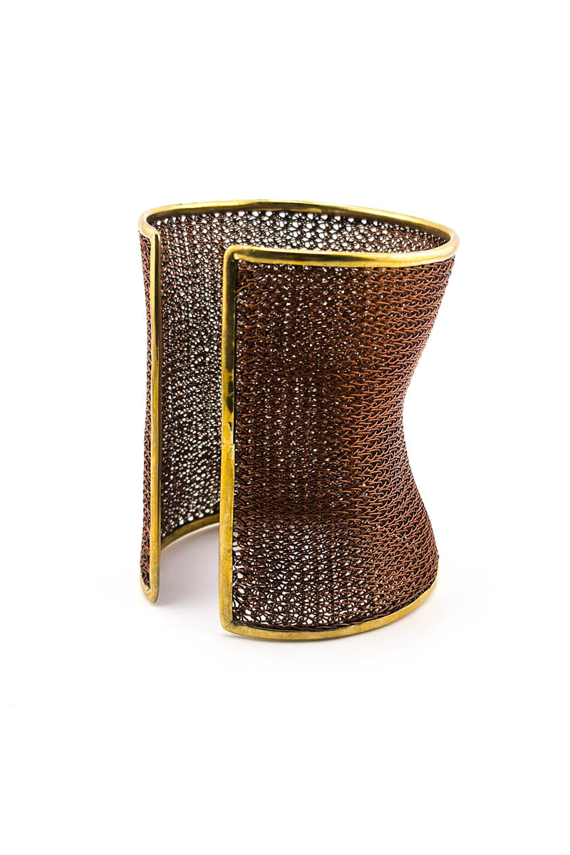 Metal Trim Cuff Copper