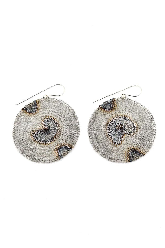 Disc Hook Earrings Rainbow