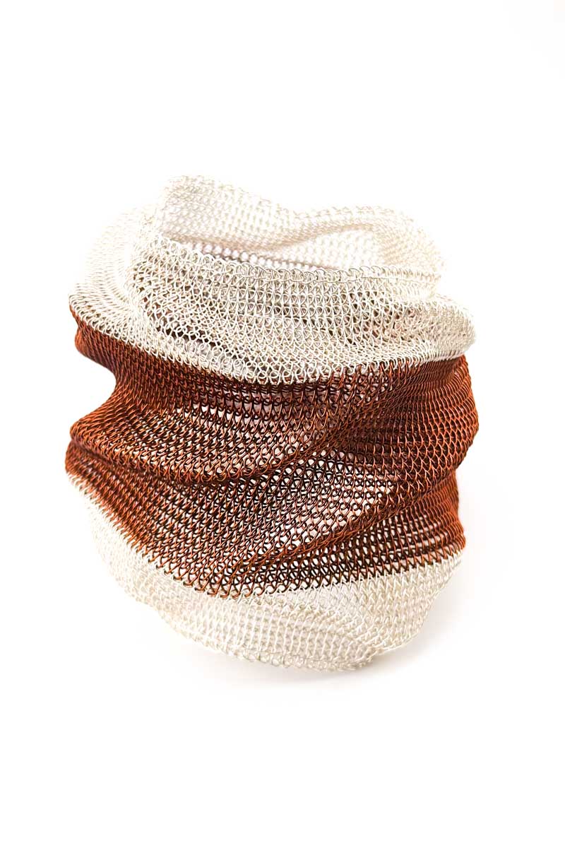 Scrunch Bangle Slv/Cpr
