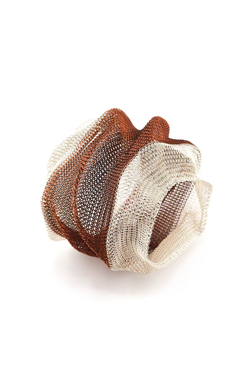 Scrunch Bangle Slv/Cpr
