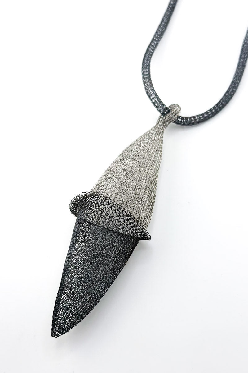 Diamond Pendant Stn/Oxi