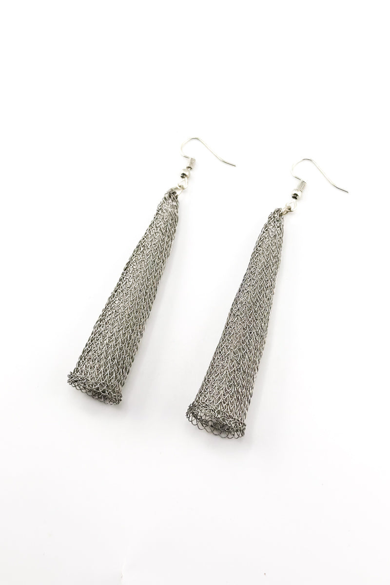 Apex Earrings Silver