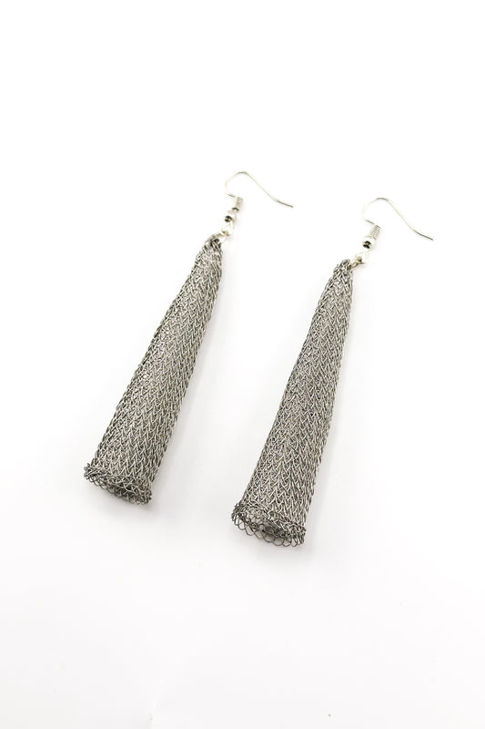 Apex Earrings Silver