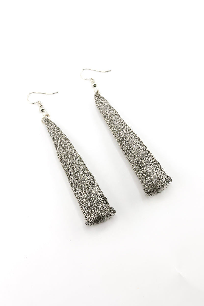Apex Earrings Silver