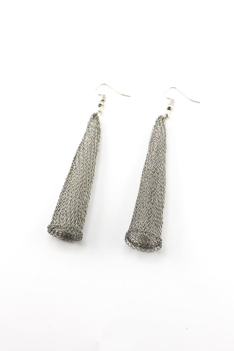 Apex Earrings Silver