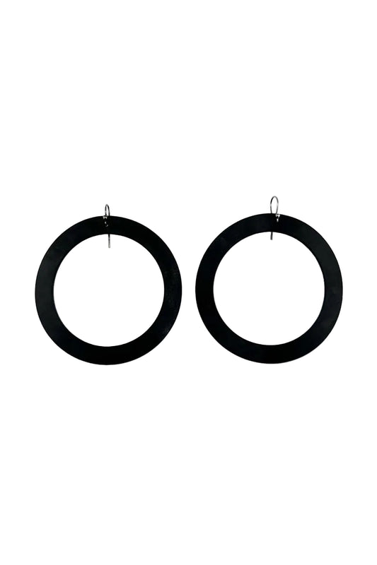 Eclipse Asym Earrings Blk