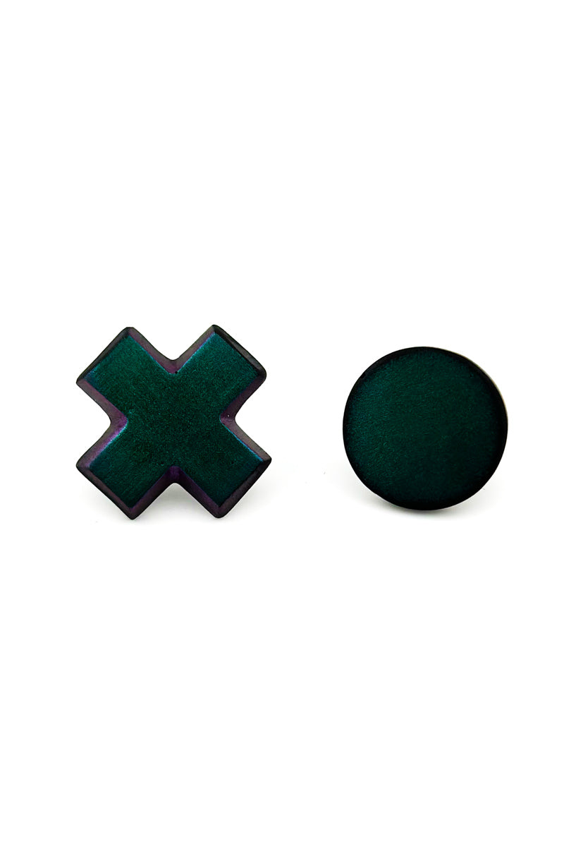 XO Studs Teal