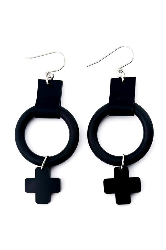 Josei Earring Blk