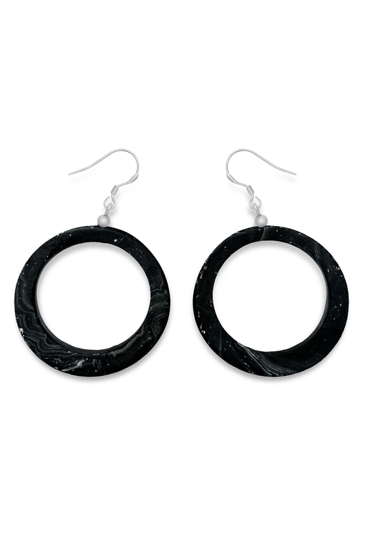 Cara Earrings Blk Mb