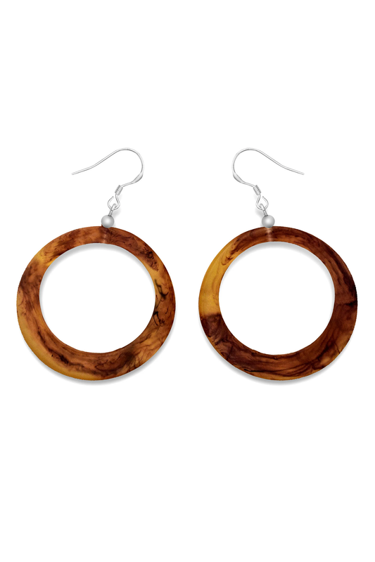 Cara Earrings Choc