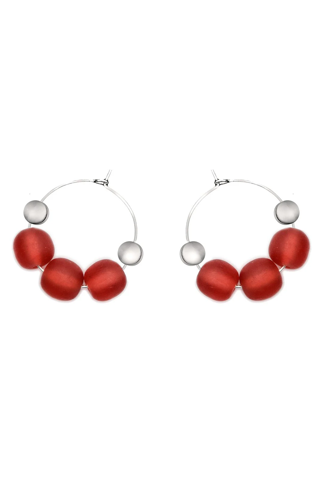 Rini Earrings Red