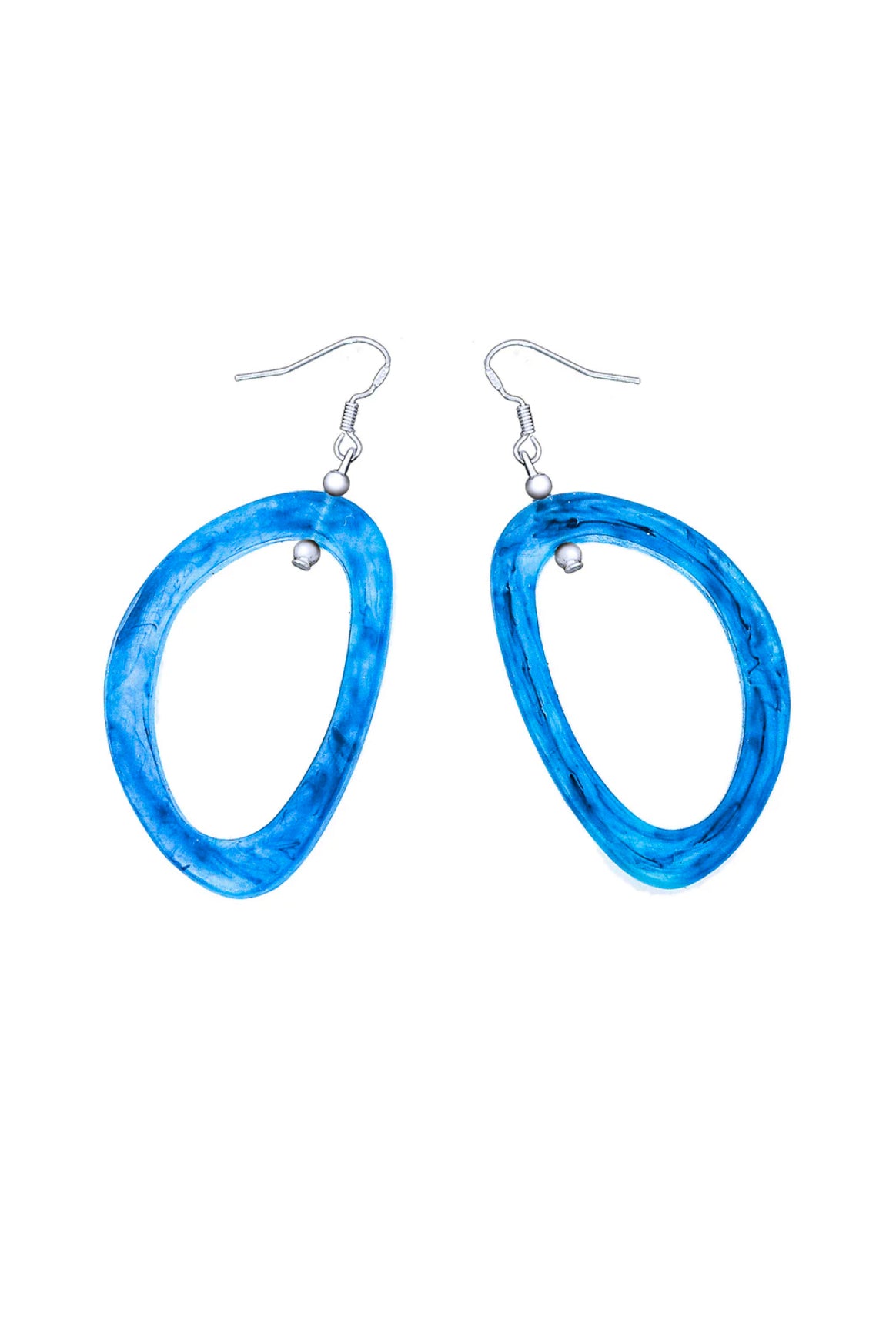 Havana Earrings Cobalt