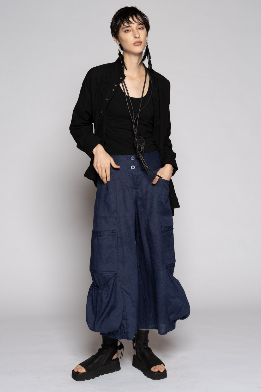 Strata Pocket Pants Denim