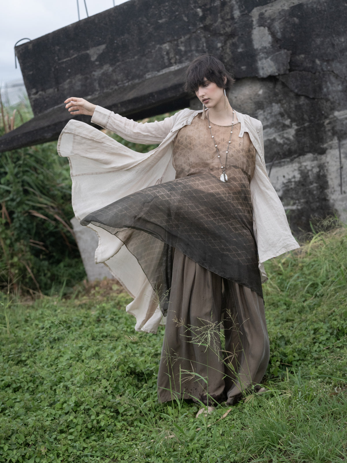 Bloom Long Shirt Oat