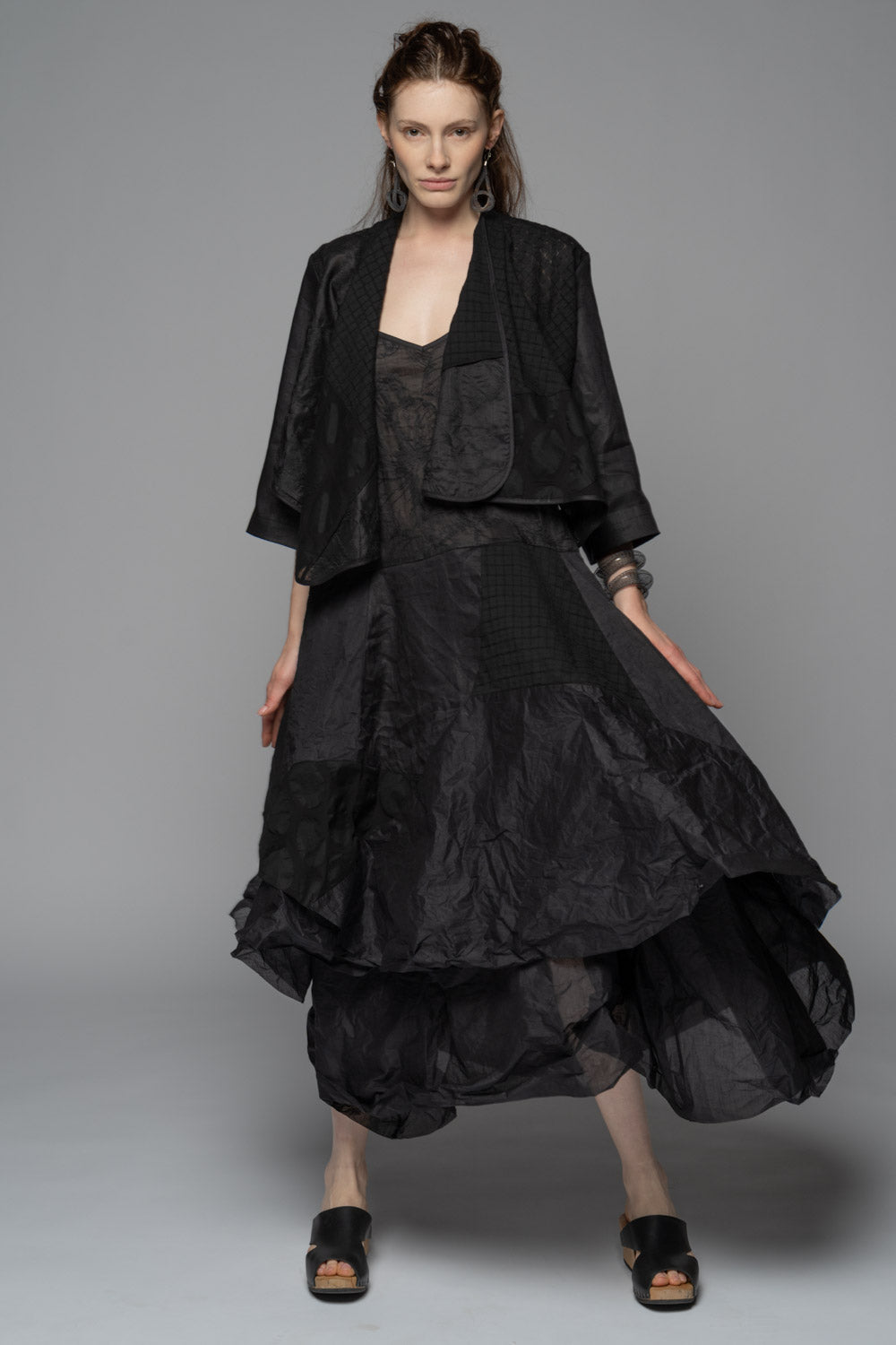 Celia Patch Wrap Blk