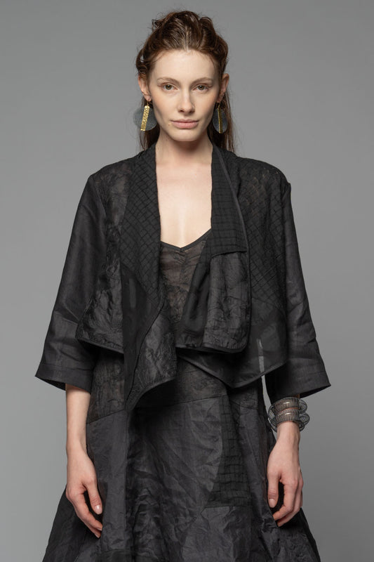 Celia Patch Wrap Blk
