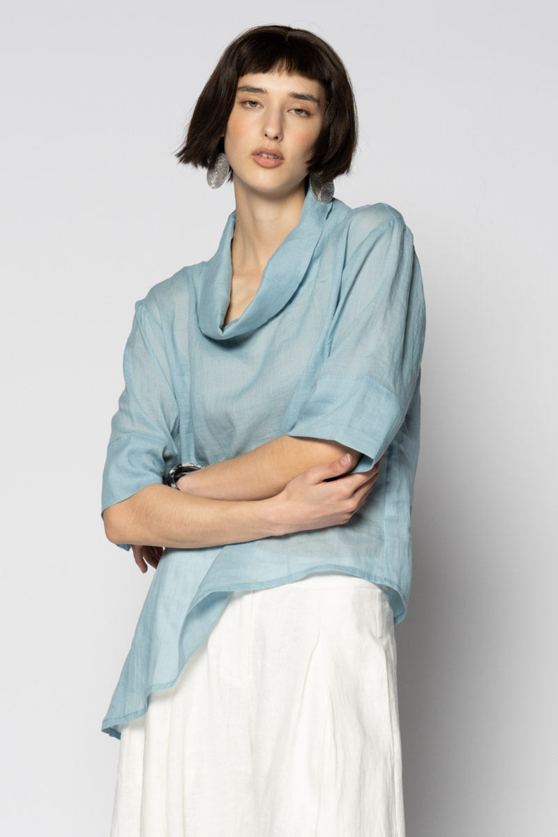 Sumi Neck Top Sky