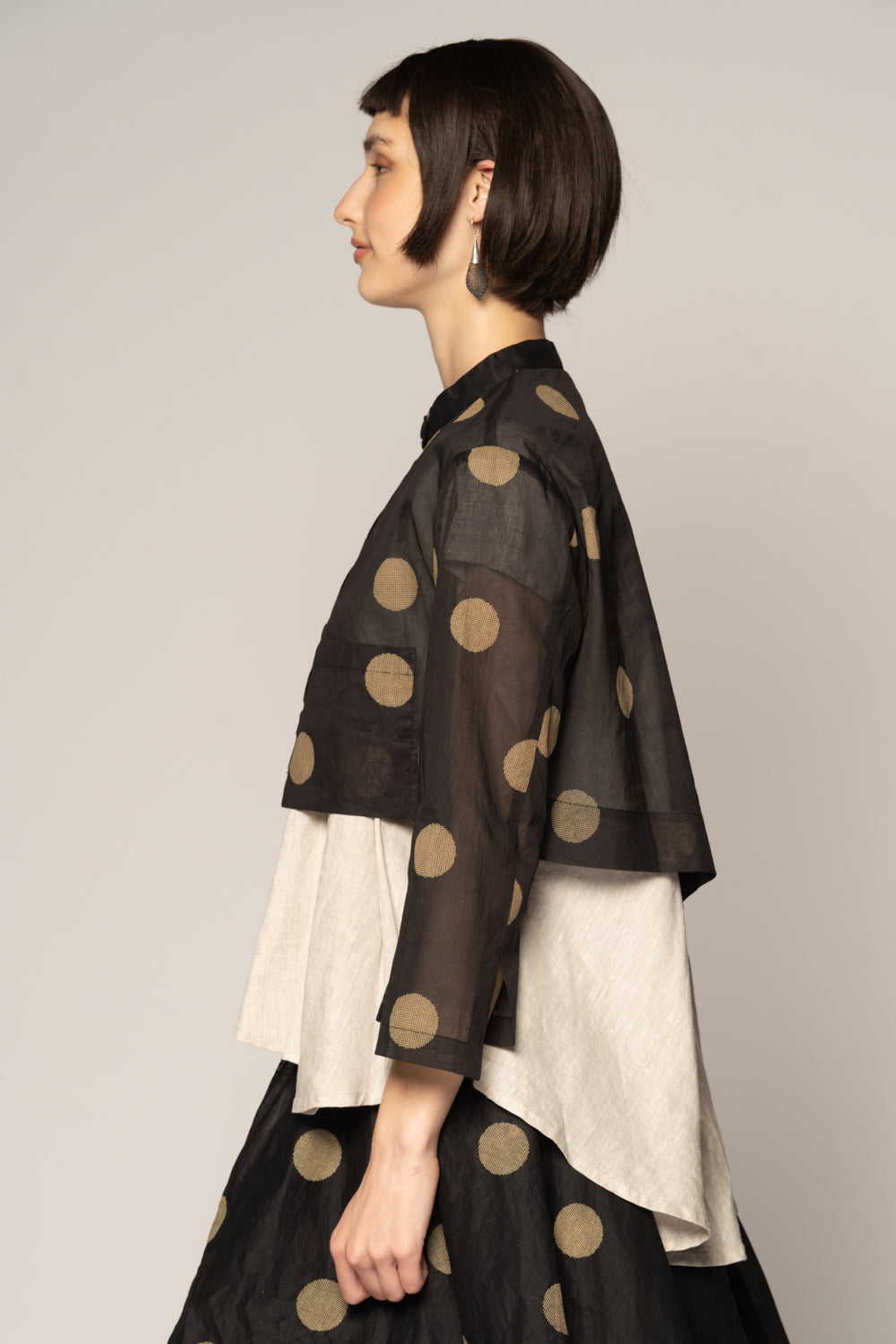 Dotto Short Jacket Blk