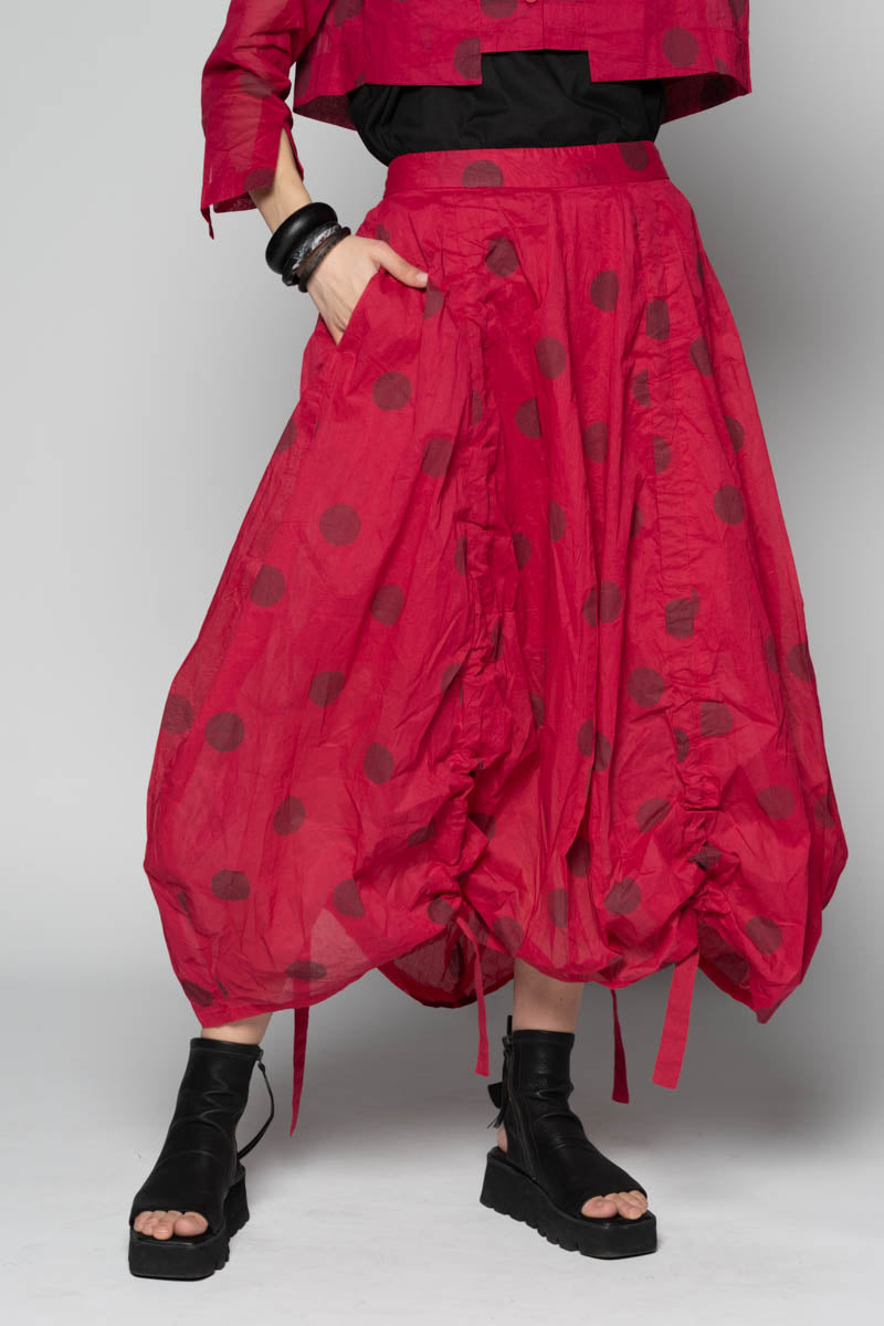 Dotto Gather Skirt Rose